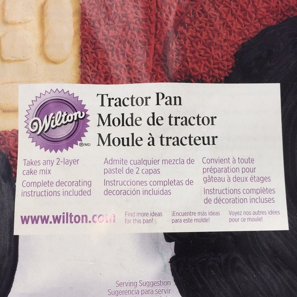 Wilton Farm Tractor Birthday Party Cake Baking Pan 2105-2063 Aluminum Kids - Picture 2 of 8